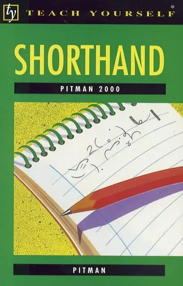 Cover of Pitman 2000 Shorthand
