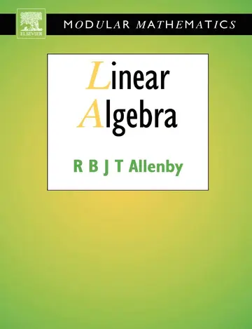 Cover of Linear Algebra