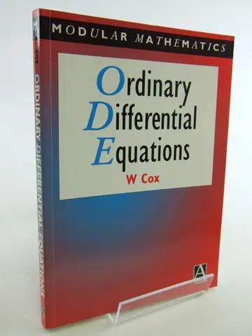 Cover of Ordinary Differential Equations