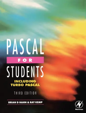 Cover of Pascal for Students