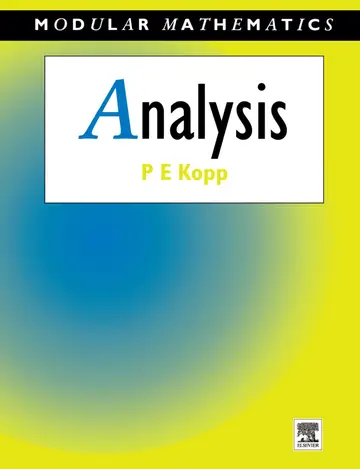 Cover of Analysis