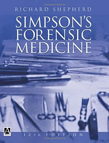 Cover of (Old)Simpson'S Forensic Medicine