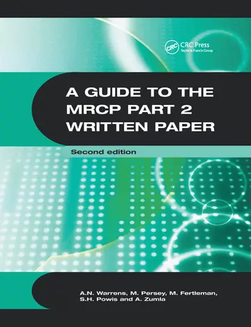 Cover of A Guide to the Mrcp Written Paper