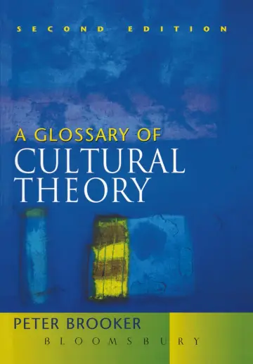 Cover of A Glossary of Cultural Theory