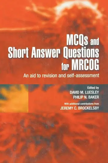 Cover of McQs & Short Answer Questions for Mrcog