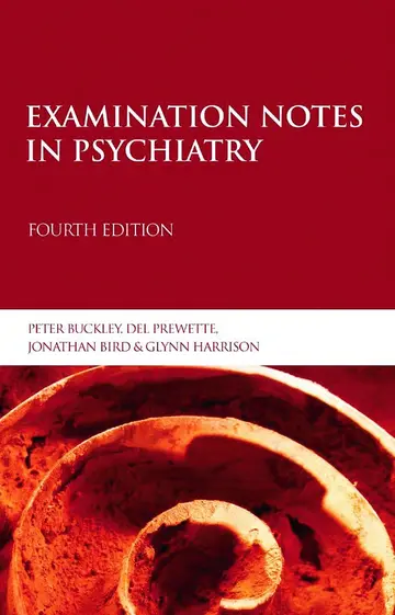 Cover of Examination Notes in Psychiatry