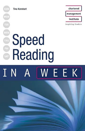 Cover of Speed Reading in a week 2nd edition