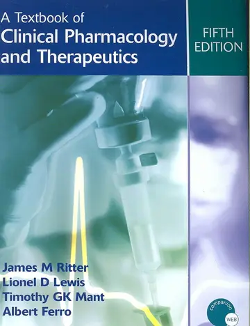 Cover of A Textbook of Clinical Pharmacology and Therapeutics, 5Ed