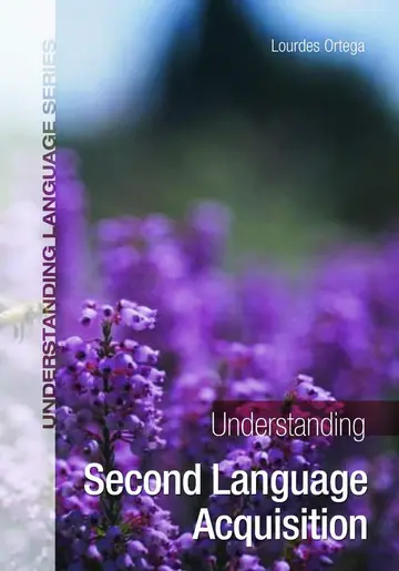 Cover of Understanding Second Language Acquisition