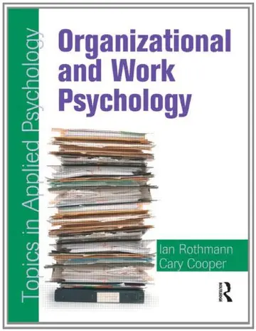 Cover of Organizational and Work Psychology