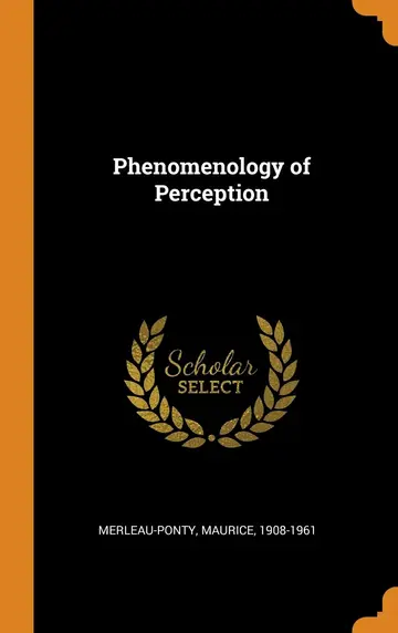 Cover of Phenomenology of Perception