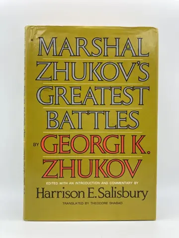 Cover of Marshal Zhukov's Greatest Battles