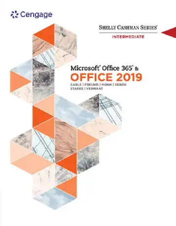 Cover of Shelly Cashman Series Microsoftoffice 365 & Office 2019 Intermediate