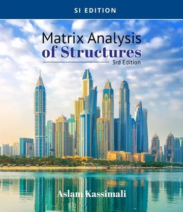 Cover of Matrix Analysis of Structures, SI Edition