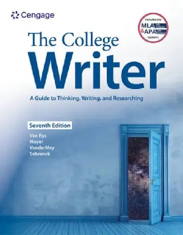 Cover of The College Writer