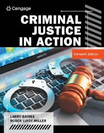 Cover of Criminal Justice in Action