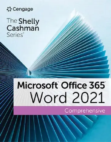 Cover of The Shelly Cashman Series Microsoft Office 365 & Word 2021 Comprehensive