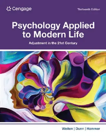 Cover of Psychology Applied to Modern Life