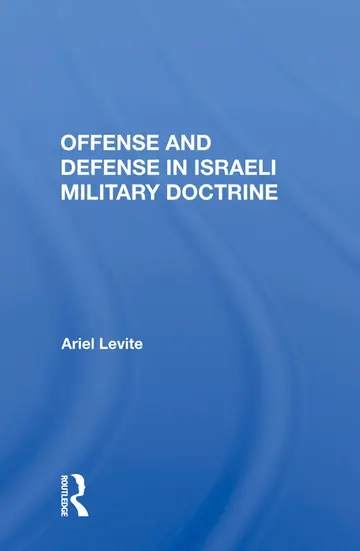 Cover of Offense and Defense in Israeli Military Doctrine