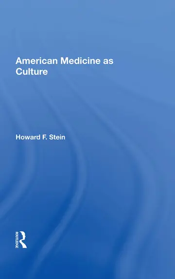 Cover of American Medicine as Culture