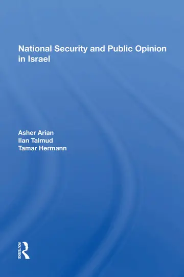 Cover of National Security and Public Opinion in Israel
