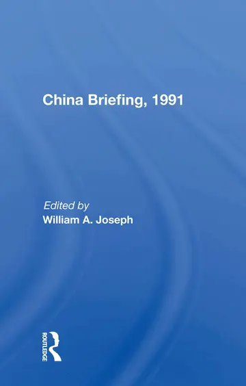 Cover of China Briefing 1991
