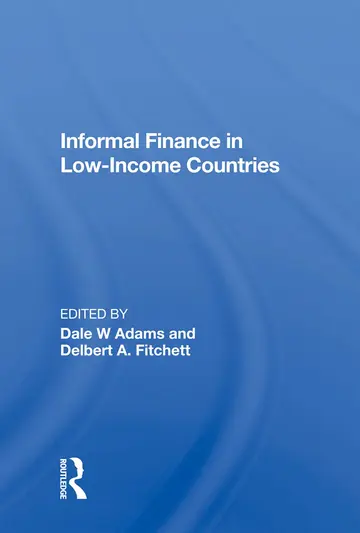 Cover of Informal Finance in Low-Income Countries