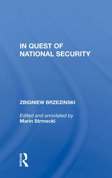Cover of In Quest of National Security