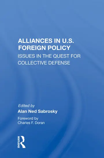 Cover of Alliances in U.s. Foreign Policy