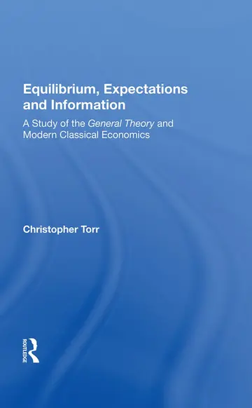 Cover of Equilibrium, Expectations, and Information