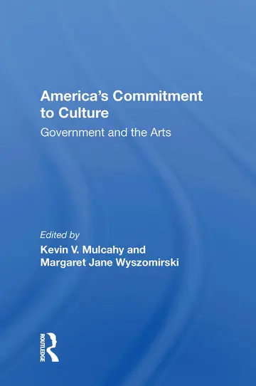 Cover of America's Commitment to Culture