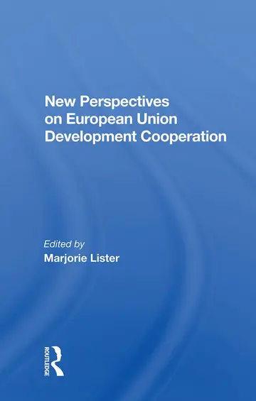 Cover of New Perspectives on European Union Development Cooperation