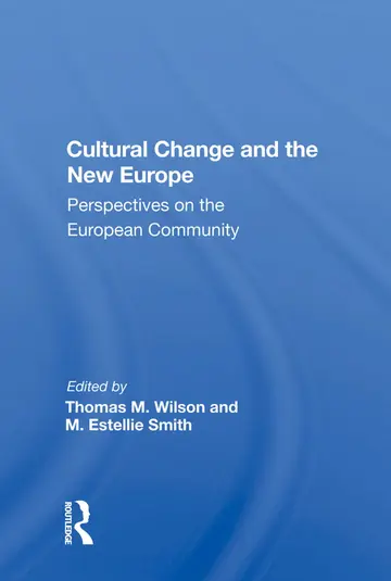Cover of Cultural Change and the New Europe
