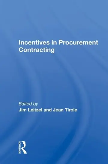 Cover of Incentives in Procurement Contracting