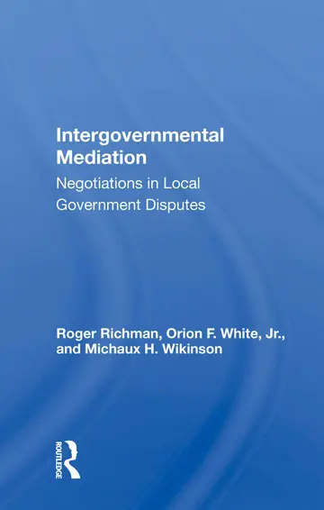 Cover of Intergovernmental Mediation