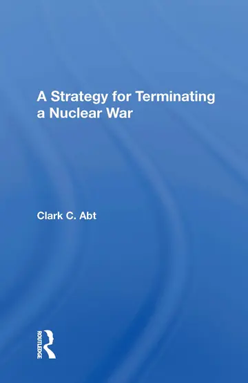 Cover of A Strategy for Terminating a Nuclear War