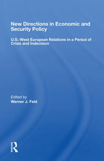 Cover of New Directions in Economic and Security Policy