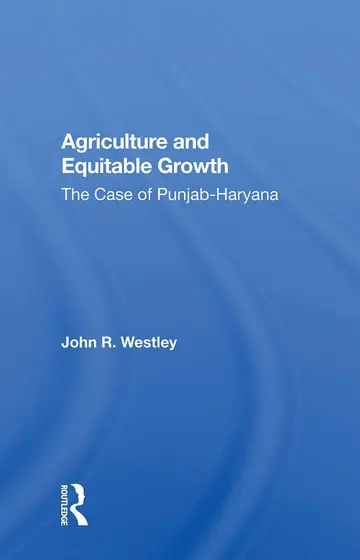 Cover of Agriculture and Equitable Growth