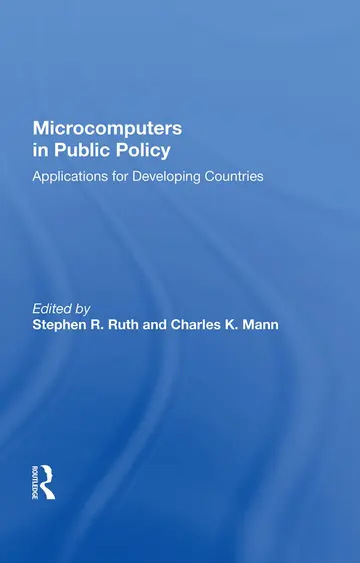 Cover of Microcomputers in Public Policy