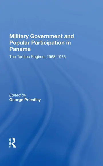 Cover of Military Government and Popular Participation in Panama