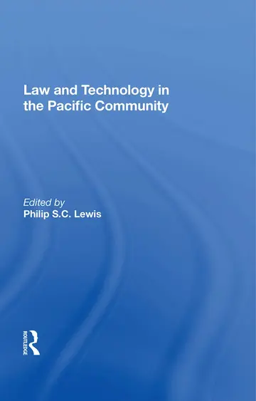 Cover of Law and Technology in the Pacific Community