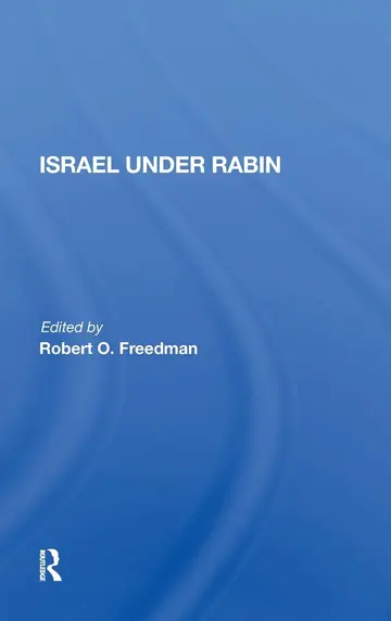 Cover of Israel Under Rabin