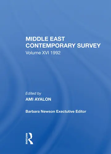 Cover of Middle East Contemporary Survey