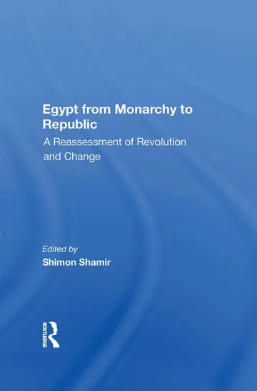Cover of Egypt from Monarchy to Republic
