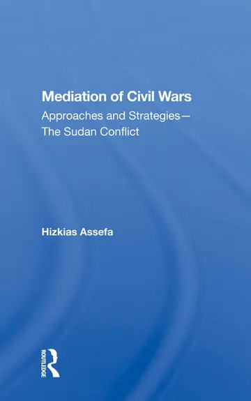 Cover of Mediation of Civil Wars