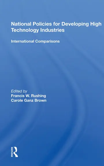 Cover of National Policies for Developing High Technology Industries