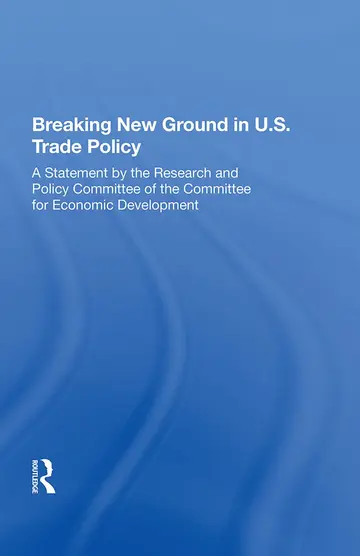 Cover of Breaking New Ground in U.s. Trade Policy