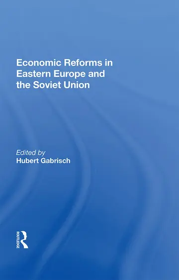 Cover of Economic Reforms in Eastern Europe and the Soviet Union
