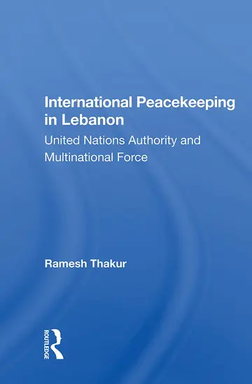 Cover of International Peacekeeping in Lebanon