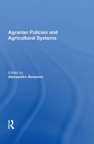 Cover of Agrarian Policies and Agricultural Systems